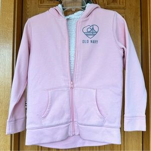 Old Navy Sherpa hoodie jacket for a girl size L (10-12)